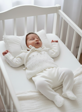 Cargar imagen en el visor de la galería, Conjunto hilo 0 a 6 mes Blanco | Primavera Verano