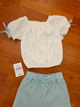 Cargar imagen en el visor de la galería, Conjunto "Ariel" verde 2 a 12 años ref 5092 | Primavera verano