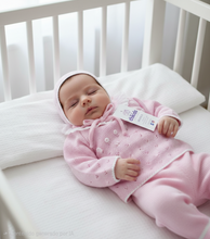 Cargar imagen en el visor de la galería, Conjunto hilo 0 a 6 mes Rosa | Primavera Verano