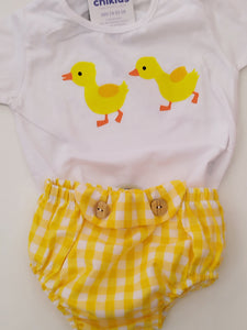 Conjunto "patito" 12/36 mesess