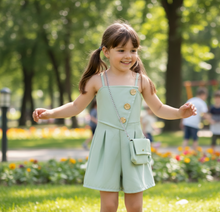 Cargar imagen en el visor de la galería, Mono 2 piezas verde agua