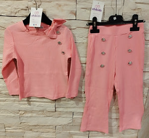 Conjunto "Emily" rosa 4/12 años