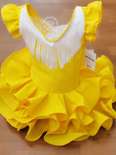 Cargar imagen en el visor de la galería, Traje Flamenca &quot;Cayetana&quot; amarillo 0/6 años