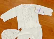 Cargar imagen en el visor de la galería, Conjunto hilo 00 a 3 meses Blanco | Primavera Verano