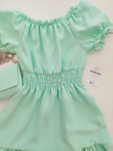 Cargar imagen en el visor de la galería, Vestido+bolso &quot;Bateles&quot; verde agua 4/14 años