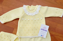 Cargar imagen en el visor de la galería, Conjunto hilo 0 a 6 mes Amarillo | Primavera Verano