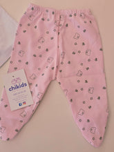 Cargar imagen en el visor de la galería, Conjunto 2 piezas "Osito" 0 a 6 mes rosa | Primavera Verano