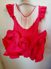 Cargar imagen en el visor de la galería, Traje Flamenca &quot;Cayetana&quot; 0/6 años Fucsia