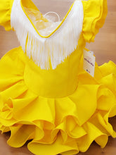 Cargar imagen en el visor de la galería, Traje Flamenca &quot;Cayetana&quot; amarillo 0/6 años