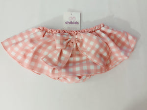 Conjunto Conejito cuadros rosa 12 mes a 36 meses