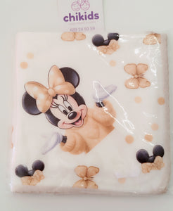 Gasa 65*65 cm Minnie marfil