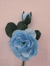 Cargar imagen en el visor de la galería, Flor flamenca infantil celeste