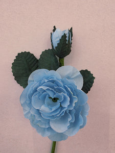 Flor flamenca infantil celeste