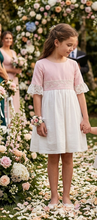 Cargar imagen en el visor de la galería, Vestido "Leonor" rosa 2 a 12 años | Ceremonia Primavera Verano