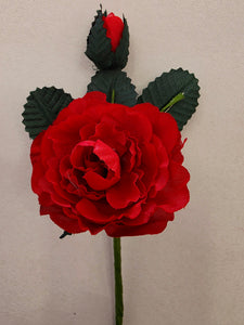 Flor flamenca infantil roja