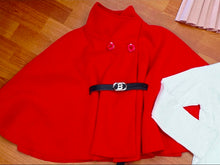 Cargar imagen en el visor de la galería, Capa roja "Cloe" 4 a 14 años