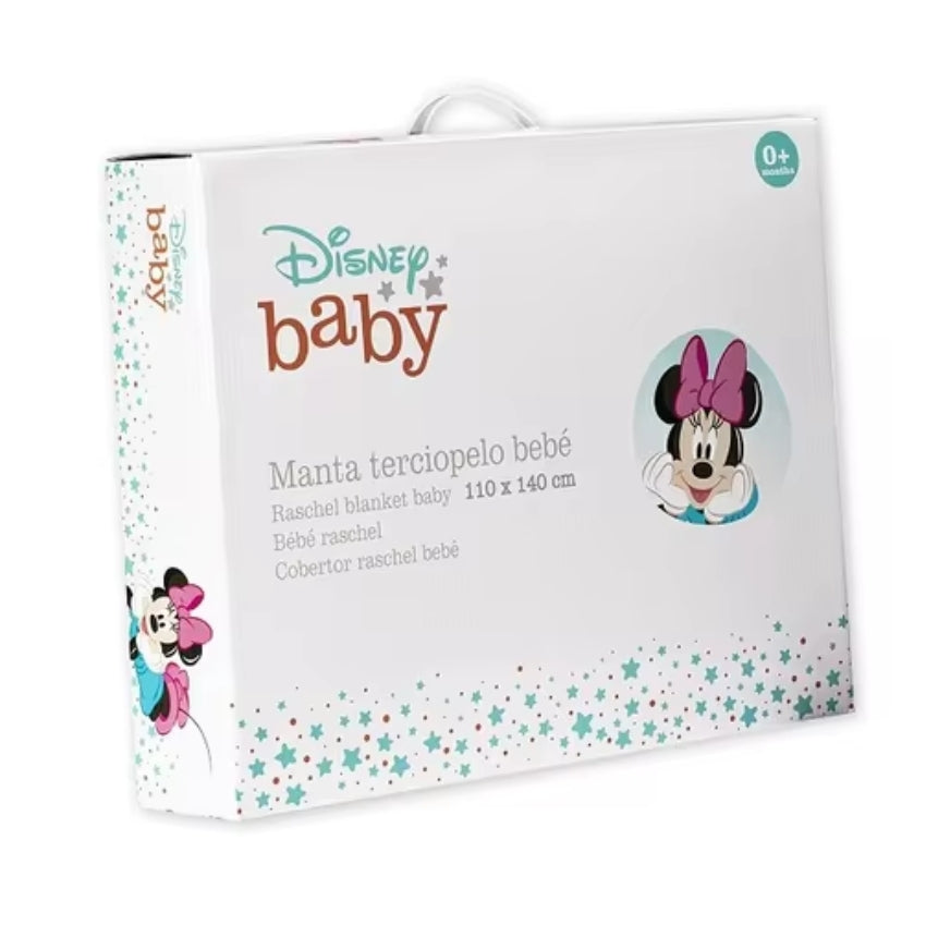 Manta de cuna 110*140 Minnie rosa | Disney