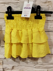 Conjunto " Acacia" amarillo falda 4/14 años