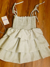 Cargar imagen en el visor de la galería, Vestido+bolso "menta" 4 a 14 años ref 26036