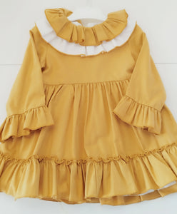 Vestido mostaza último 2 años