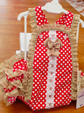 Cargar imagen en el visor de la galería, Ranita Flamenca "Faraona" verde rojo cameñ  a 18 meses