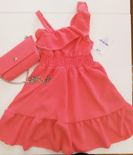 Cargar imagen en el visor de la galería, Vestido y bolso &quot;Roche&quot; marfil 4/14 años