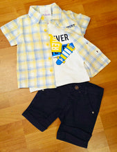 Cargar imagen en el visor de la galería, Conjunto 3 piezas 12 a 36 mes amarillo ref:rpf1006| Colección primavera-verano