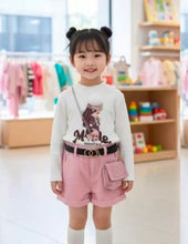 Cargar imagen en el visor de la galería, Conjunto con bolso &quot;Model&quot; rosa 4 a 14 años