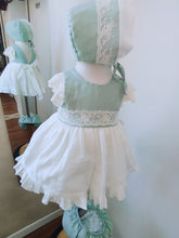Cargar imagen en el visor de la galería, Jesusito+braga+capota "Leonor" verde 0 a 24 meses | Ceremonia Primavera Verano