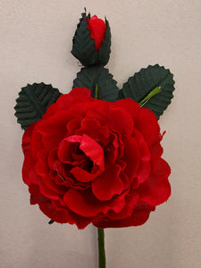 Flor flamenca infantil roja