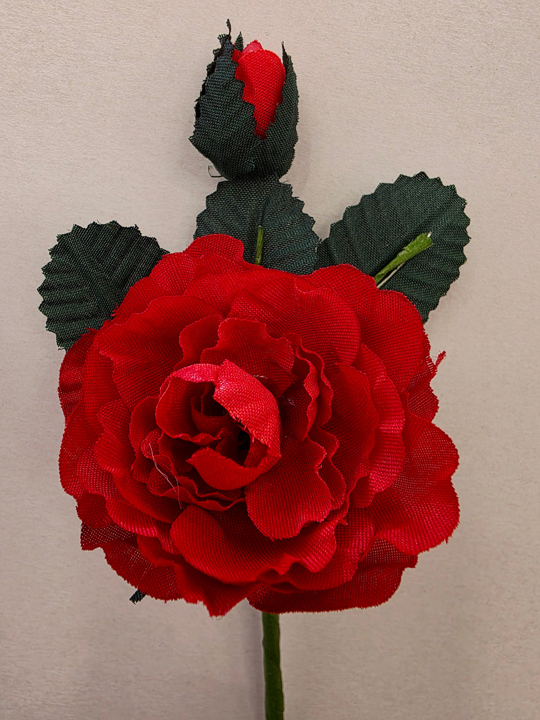 Flor flamenca infantil roja