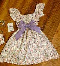 Cargar imagen en el visor de la galería, Vestido+bolso "malva" 4 a 14 años reg 26037