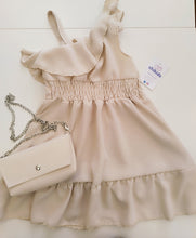 Cargar imagen en el visor de la galería, Vestido y bolso &quot;Roche&quot; marfil 4/14 años