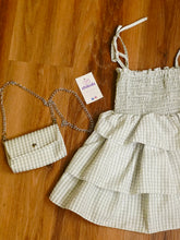 Cargar imagen en el visor de la galería, Vestido+bolso "menta" 4 a 14 años ref 26036