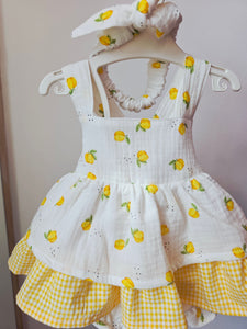 Jesusito+braga+felpa "limones" 6 a 24 meses