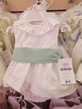 Cargar imagen en el visor de la galería, Jesusito "Leticia" topo-arena y verde  3 a 24 meses ref:2107 | Ceremonia Primavera Verano