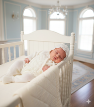 Cargar imagen en el visor de la galería, Conjunto hilo 00 a 3 meses Blanco | Primavera Verano