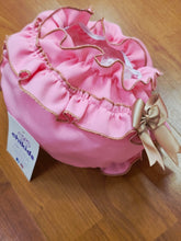 Cargar imagen en el visor de la galería, Vestido y braga Flamenca "Paquera" rosa 3 a 18 meses