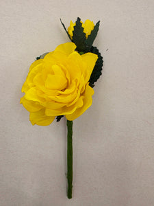 Flor flamenca infantil amarilla