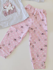 Pijama "Gatita" gris 1 a 5 años