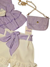 Cargar imagen en el visor de la galería, Conjunto "Bali" malva 2 a 12 años