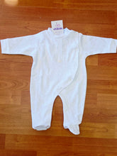 Cargar imagen en el visor de la galería, Pelele 'pecho plumeti" 0 a 6 mes blanco | Primavera verano

Ref 30