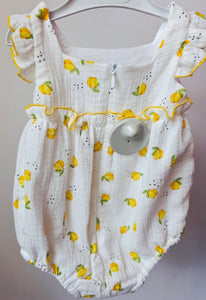Pelele "limones" 6 a 24 meses
