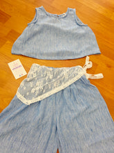 Cargar imagen en el visor de la galería, Conjunto 3 piezas "Sulayma" azul 2 a 12 años ref: nd9201 - Primavera Verano