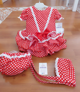 Vestido Flamenca Artesano 3 a 24 meses