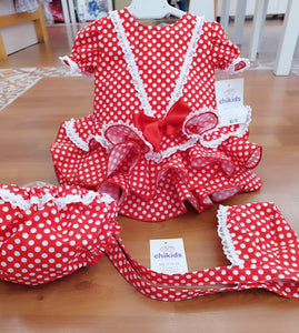 Vestido Flamenca Artesano 3 a 24 meses